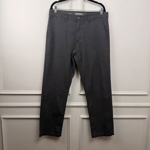 Sonoma Goods for Life Flexwear Straight Leg Pants Mens 34x30 Gray Chinos Stretch